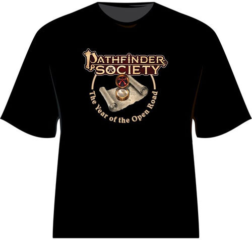 

Аксессуары OffWorld Designs OffWorld Designs T-Shirt: Pathfinder Society - Year of Open Road (Large)