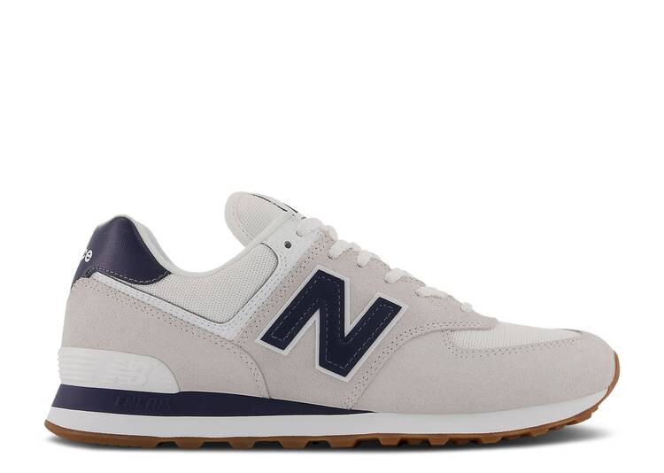 

Кроссовки New Balance 574 'WHITE NAVY GUM', белый