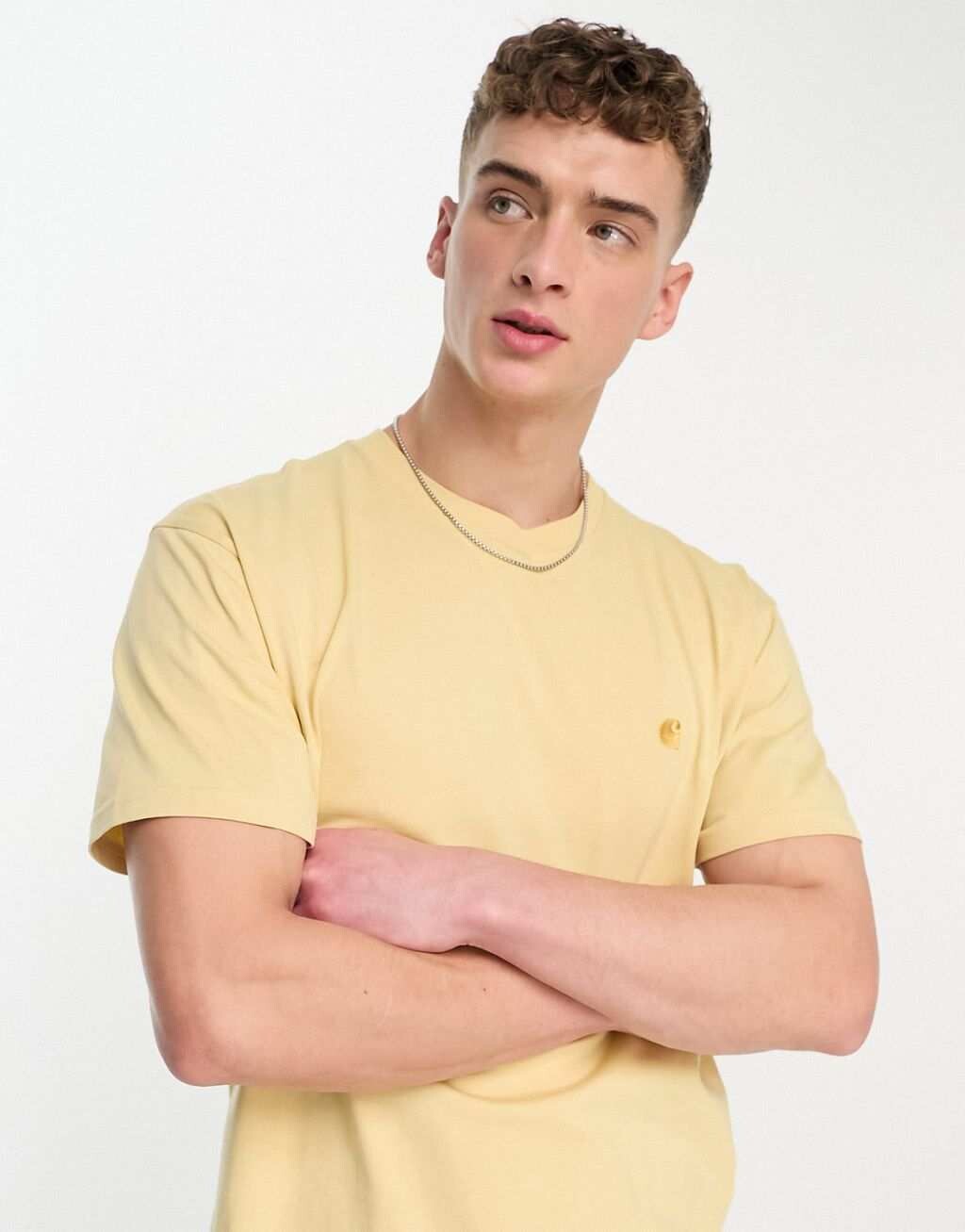 

Желтая футболка Carhartt WIP Chase