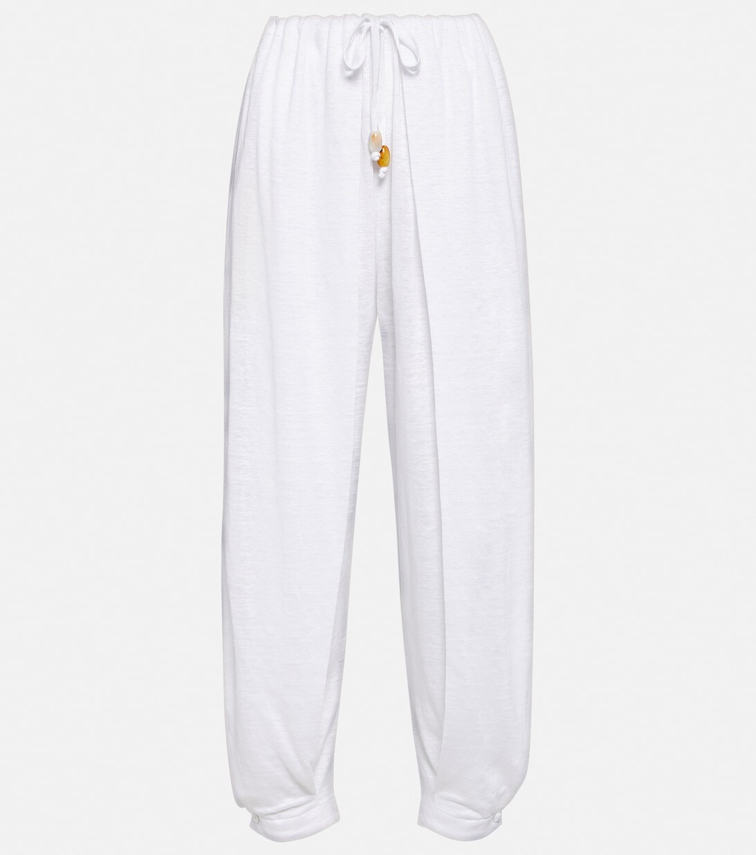 

Льняные брюки Борис LORO PIANA, белый