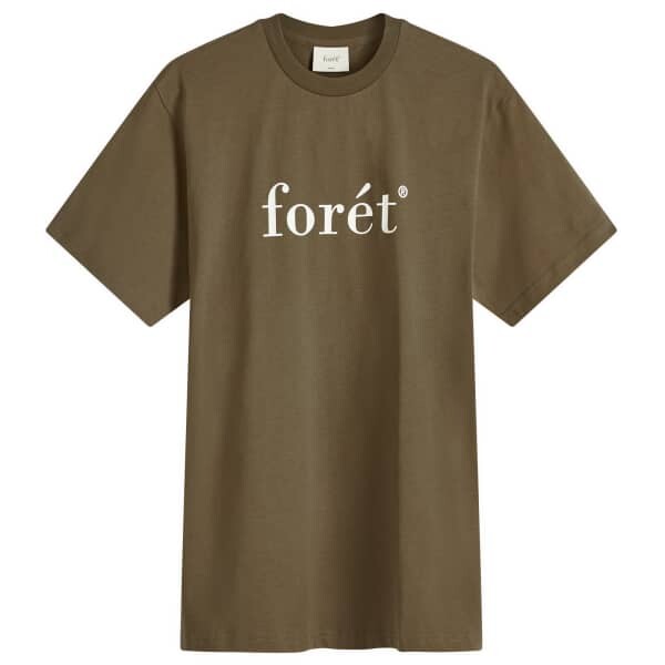 

Футболка с логотипом Amber Foret, коричневый
