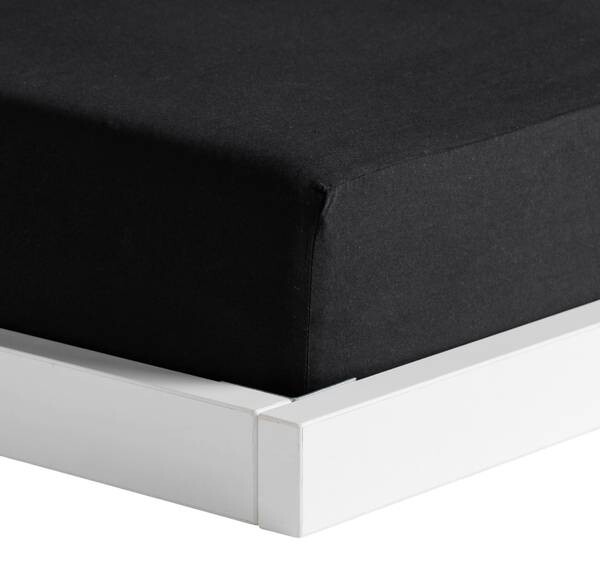 

Простынь на подгонке home & you Micros, 140x25x200 см, черный