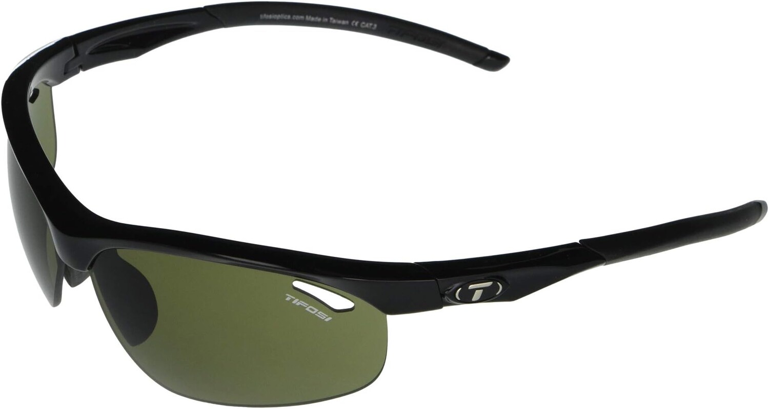 солнцезащитные очки crit tifosi optics цвет matte gunmetal frame smoke polarized fototec lens Солнцезащитные очки Veloce Golf Tifosi Optics, цвет Gloss Black Frame Enliven Golf Lens