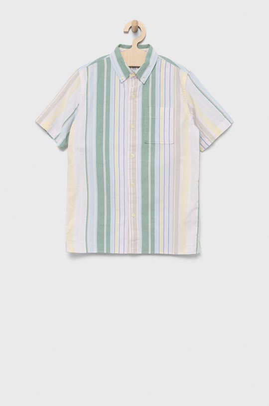 супер оверсайз рубашка из полосатой ткани asos Детская хлопковая рубашка GAP, мультиколор