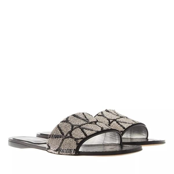 

Туфли toile iconographe sandals silver/black Valentino Garavani, бежевый
