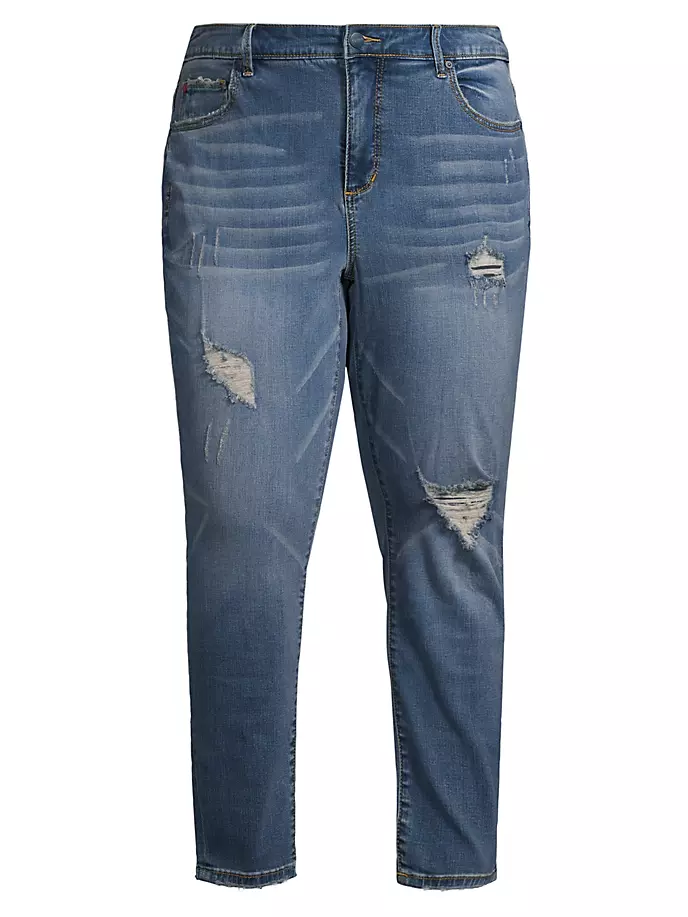

Джинсы до щиколотки с высокой посадкой Ariah Slink Jeans, Plus Size, цвет ariah