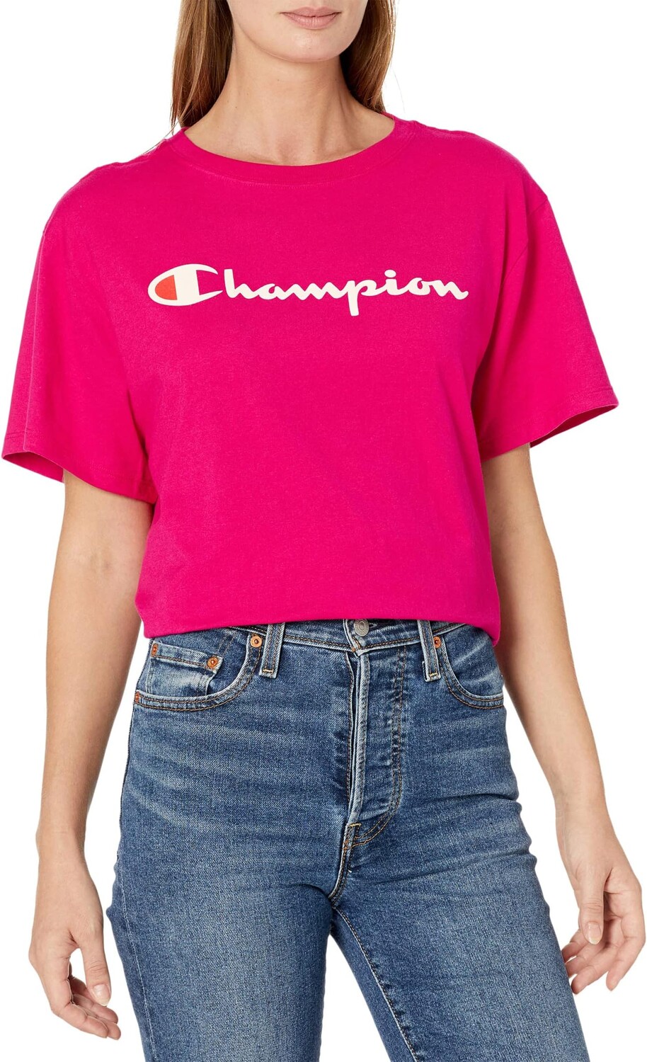 

Классическая футболка Champion, цвет Strawberry Rouge