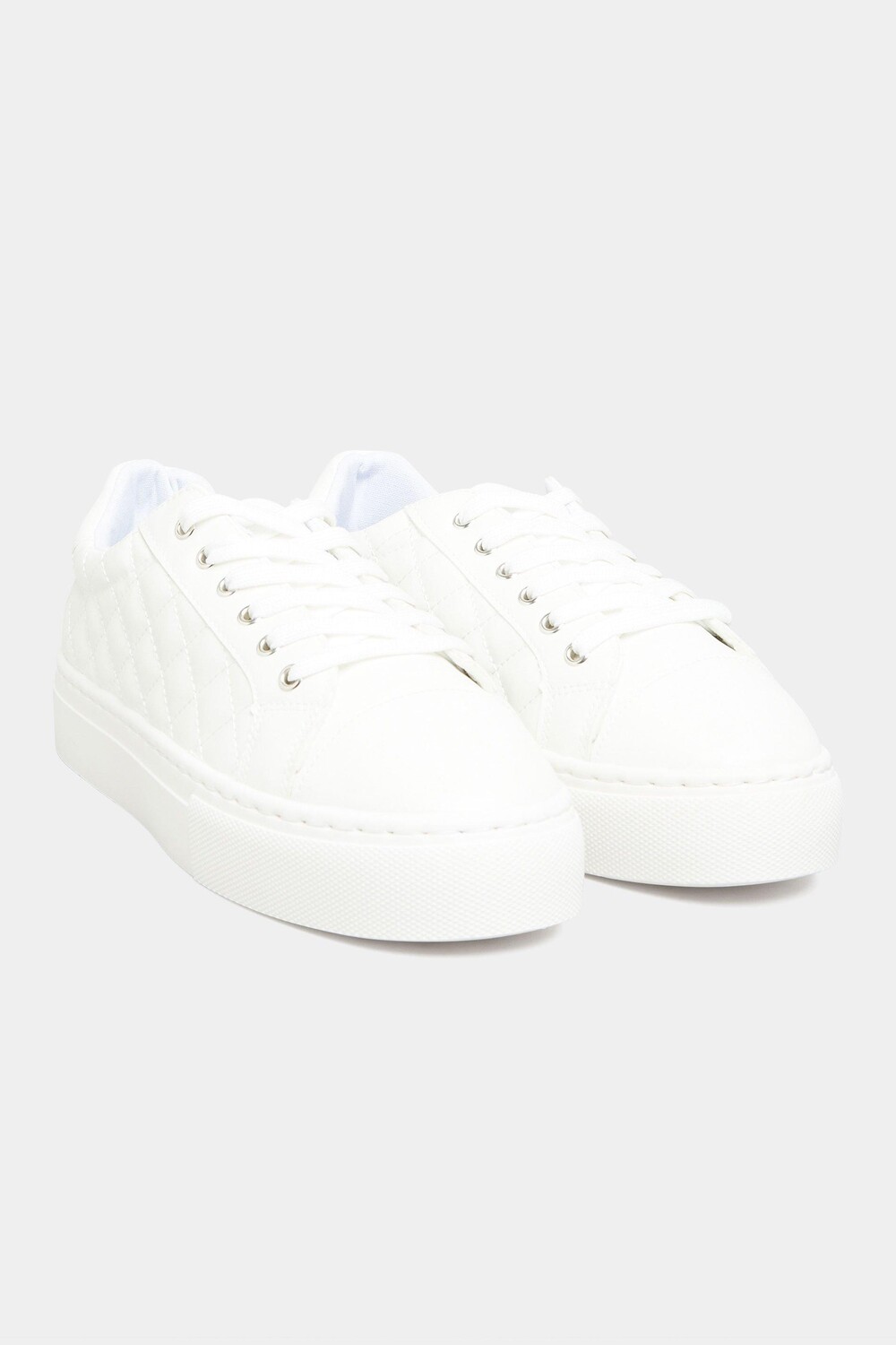 

Кроссовки Extra Wide Fit Quilted Trainers Yours, белый