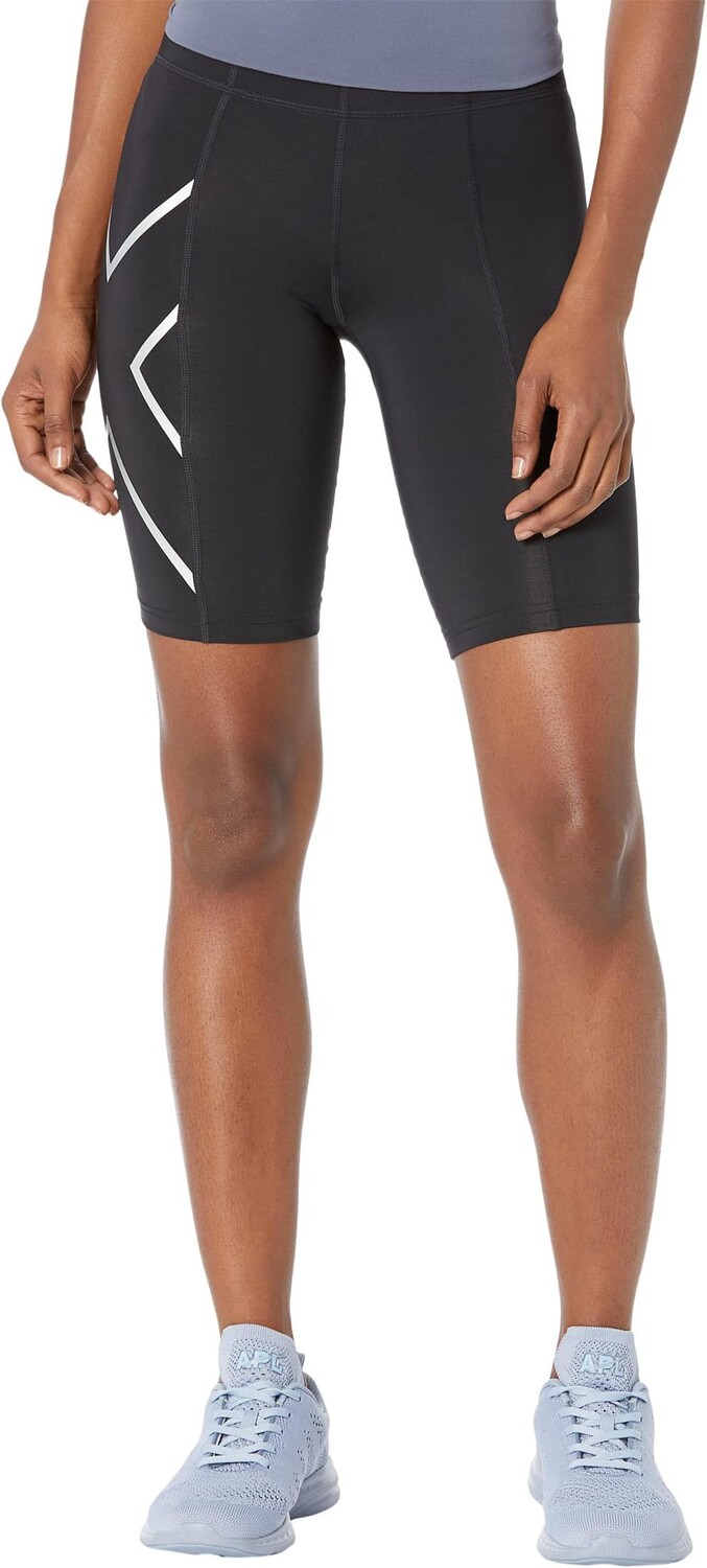 

Основные компрессионные шорты 2XU, цвет Black/Silver