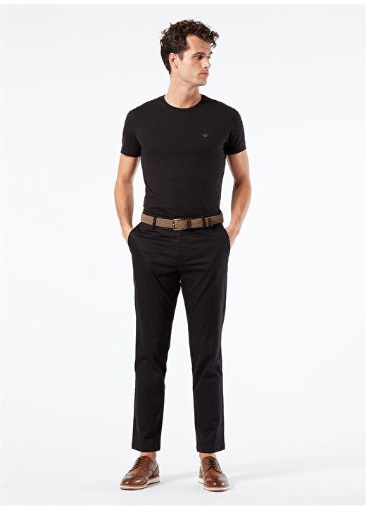 

Черные мужские брюки Skinny Leg Tight с низкой талией Dockers, Черный