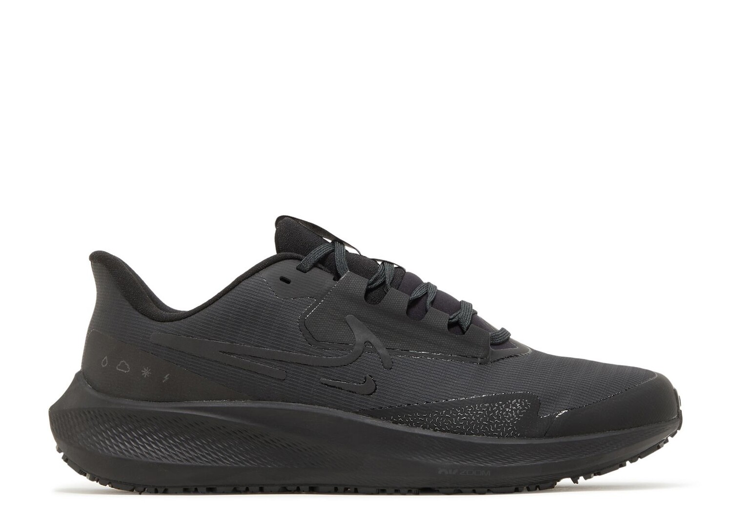 

Кроссовки Nike Air Zoom Pegasus 39 Shield 'Black Off Noir', черный