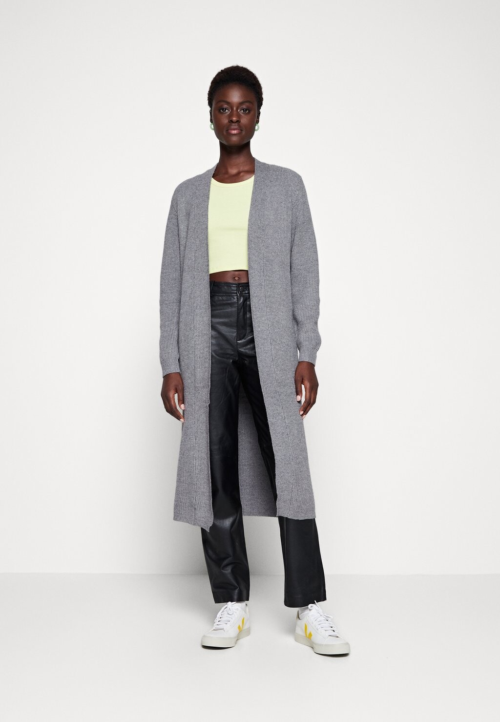

Куртка Object ДЛИННЫЙ КАРДИГАН ОБЬМАЛЕНА, цвет medium grey melange