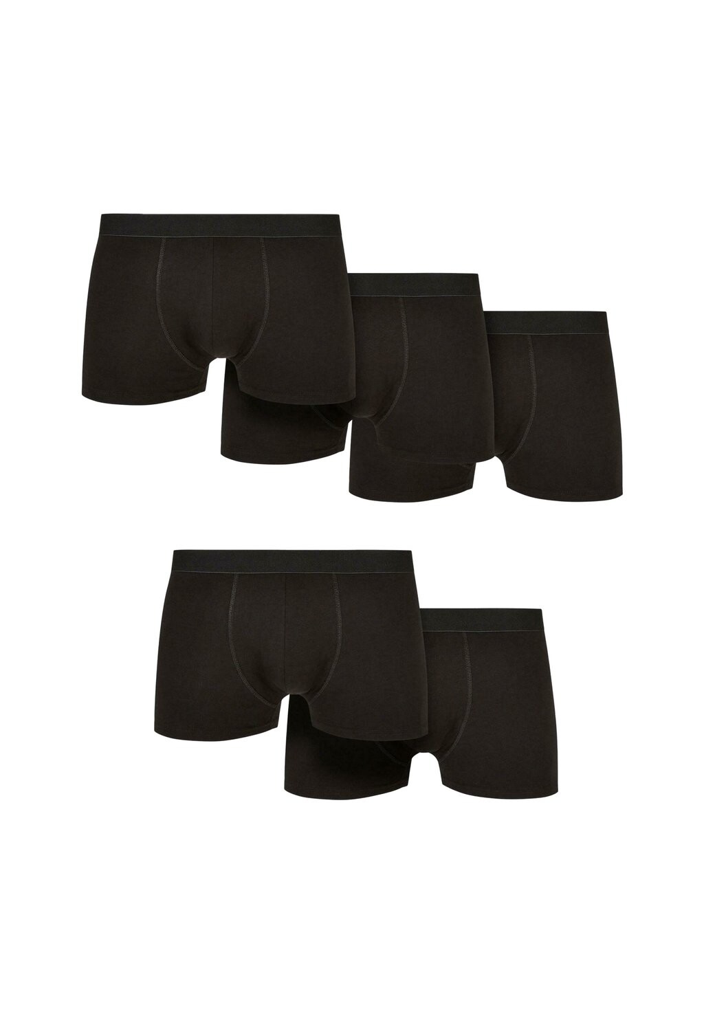 

Трусики URBAN CLASSICS HERREN SOLID ORGANIC COTTON BOXER SHORTS 5-PACK Urban Classics, черный