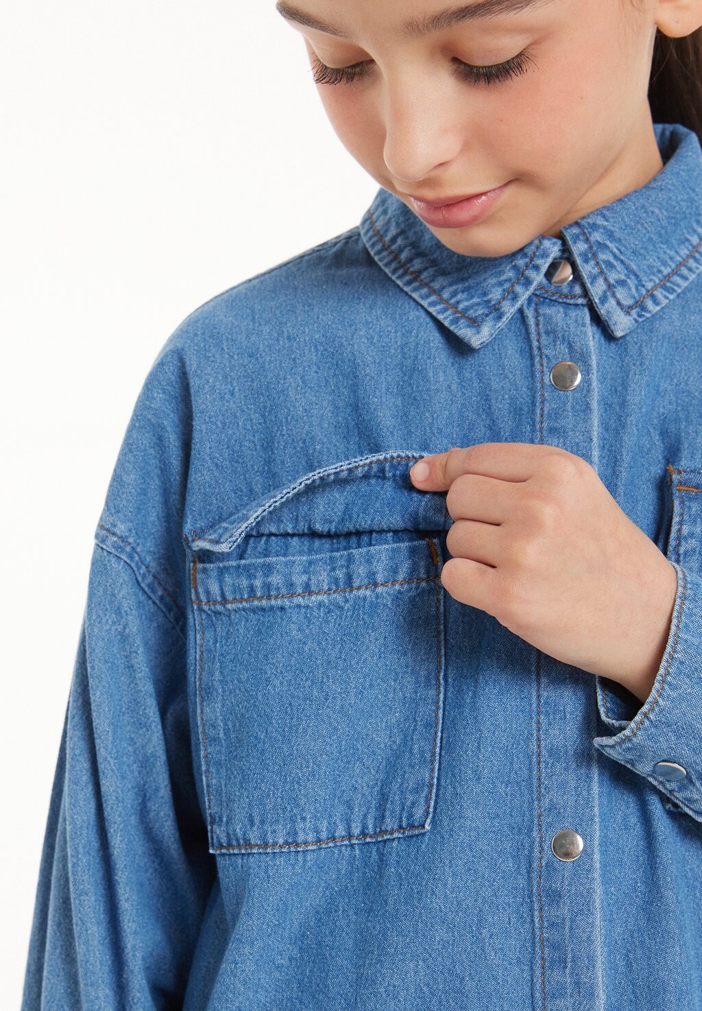 

Рубашка Tezenis, цвет Niebieski Denim