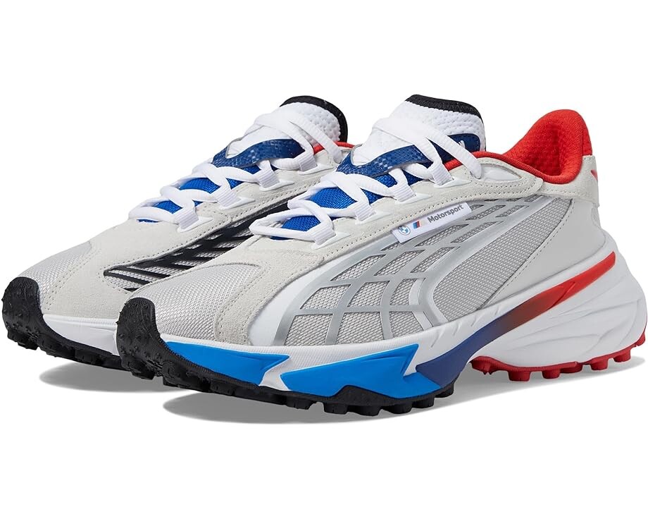 

Кроссовки PUMA BMW M Motorsport Spirex, цвет PUMA White/Cool Cobalt/PUMA Black