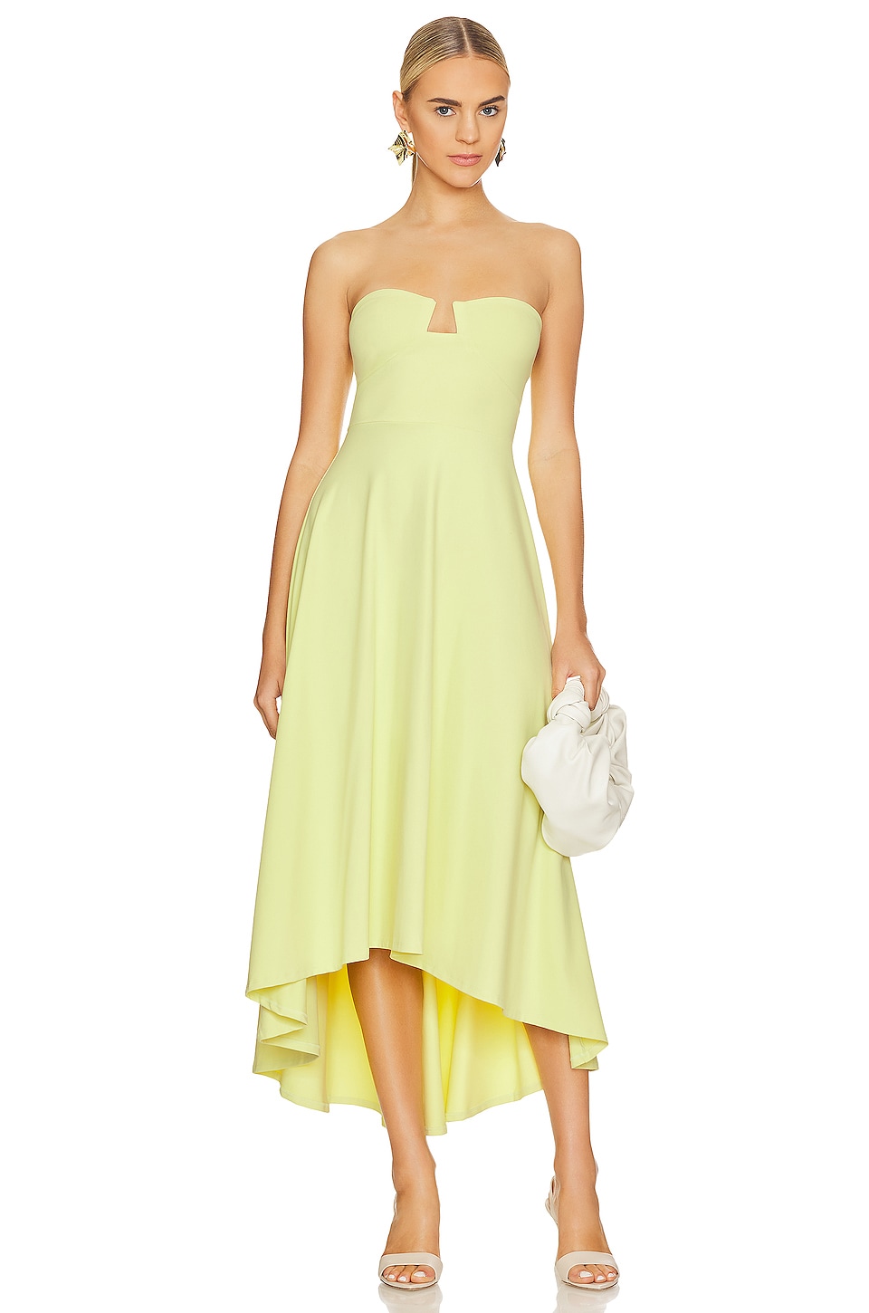 

Платье Susana Monaco High Low, цвет Pale Lime