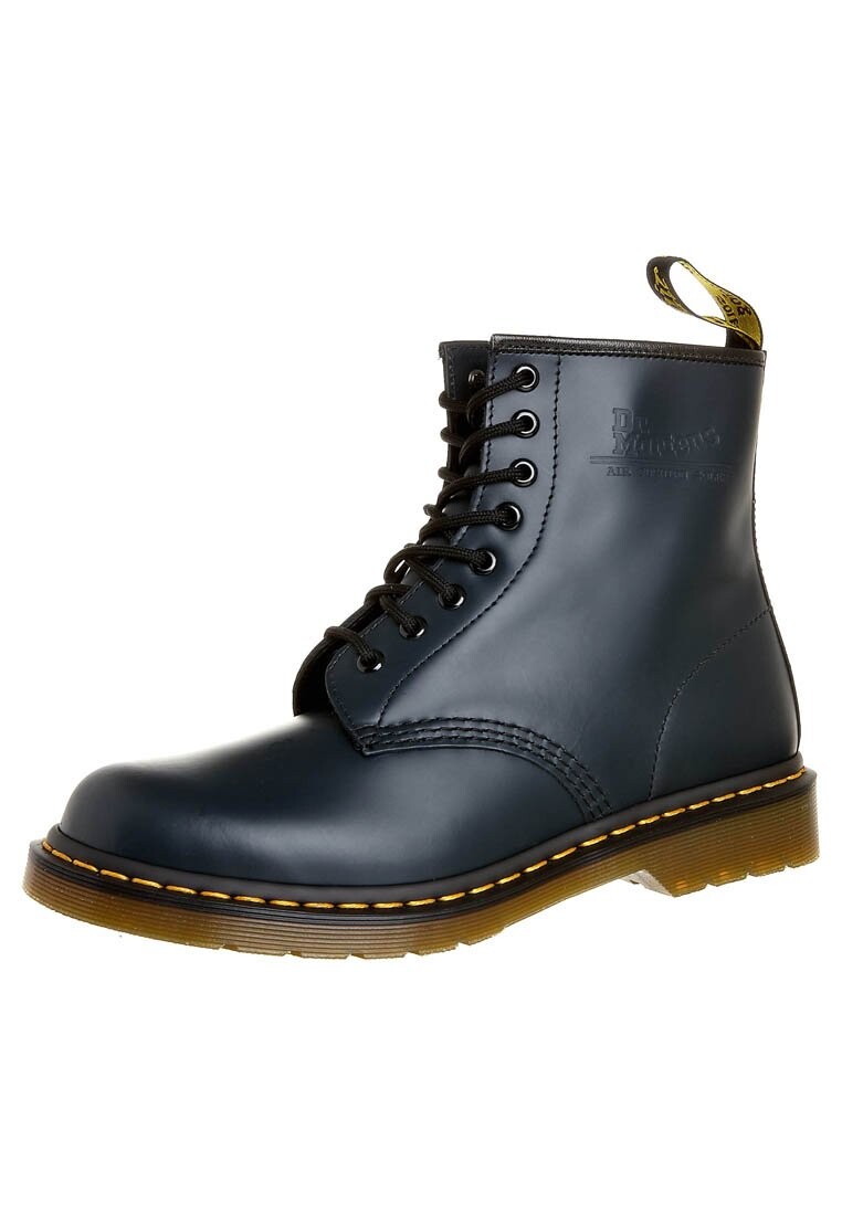 

Ботильоны на шнуровке Dr. Martens, темно-синие, Синий