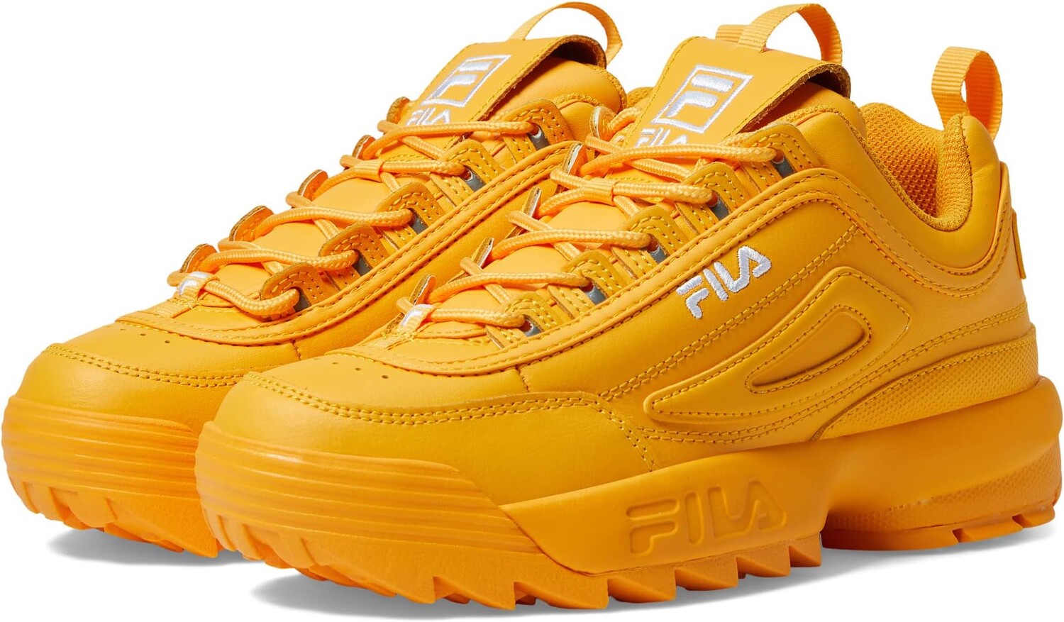 

Кроссовки Disruptor II Premium Fashion Sneaker Fila, цвет Marigold/White/Marigold