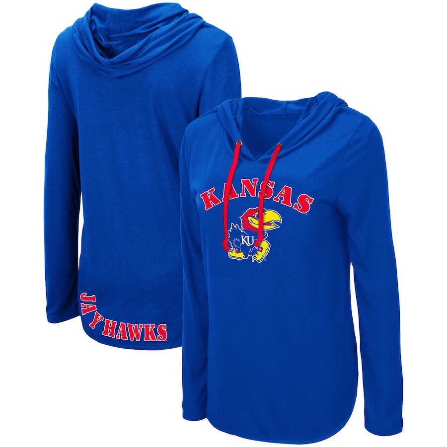 

Футболка с длинным рукавом Colosseum Kansas Jayhawks, роял
