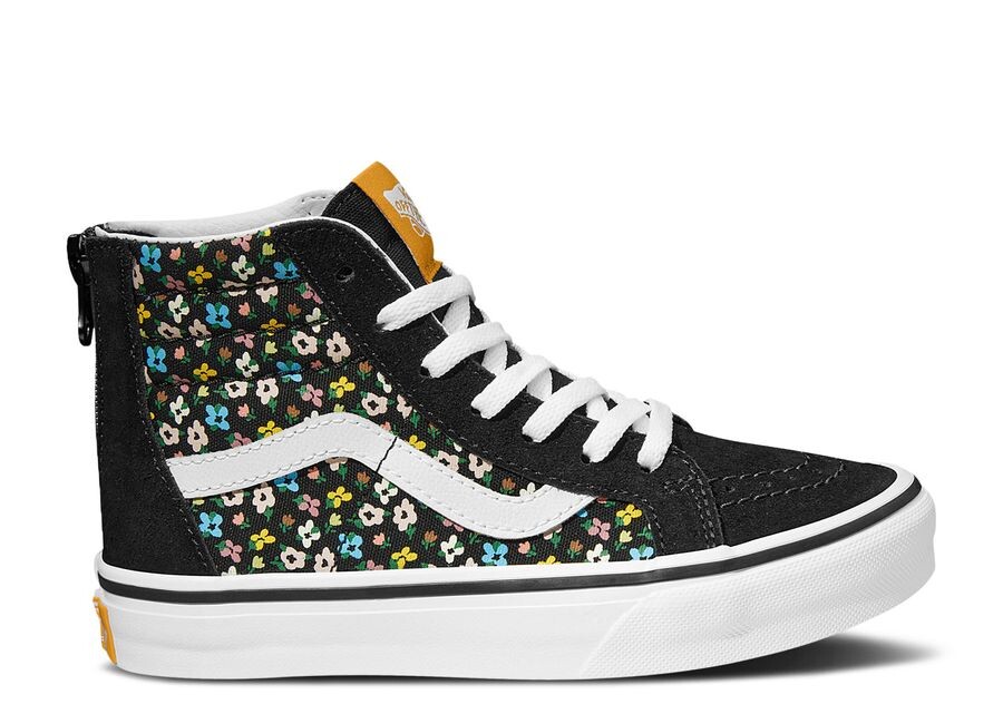 

Кроссовки Vans Sk8 Hi Zip Kids, цвет Ditsy Floral Black