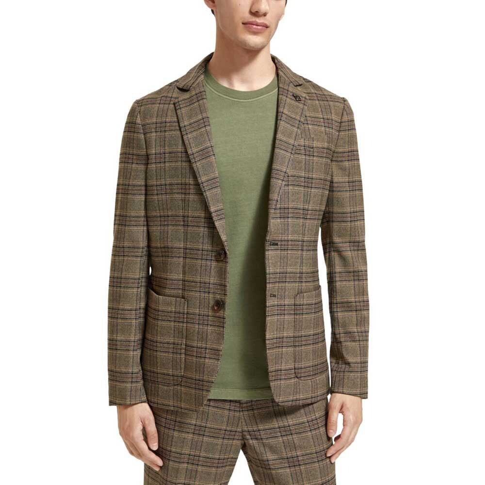 

Блейзер Scotch & Soda Classic Single Breasted, коричневый