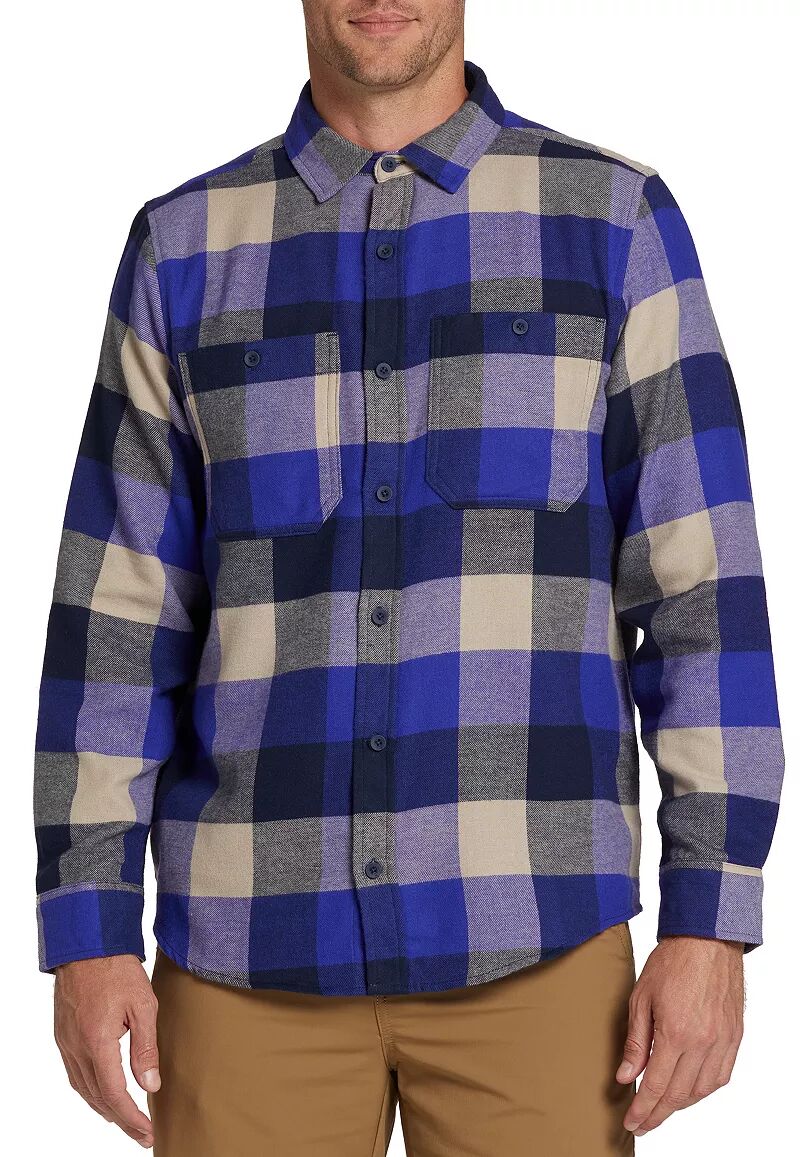 Мужская фланелевая рубашка с длинным рукавом Alpine Design