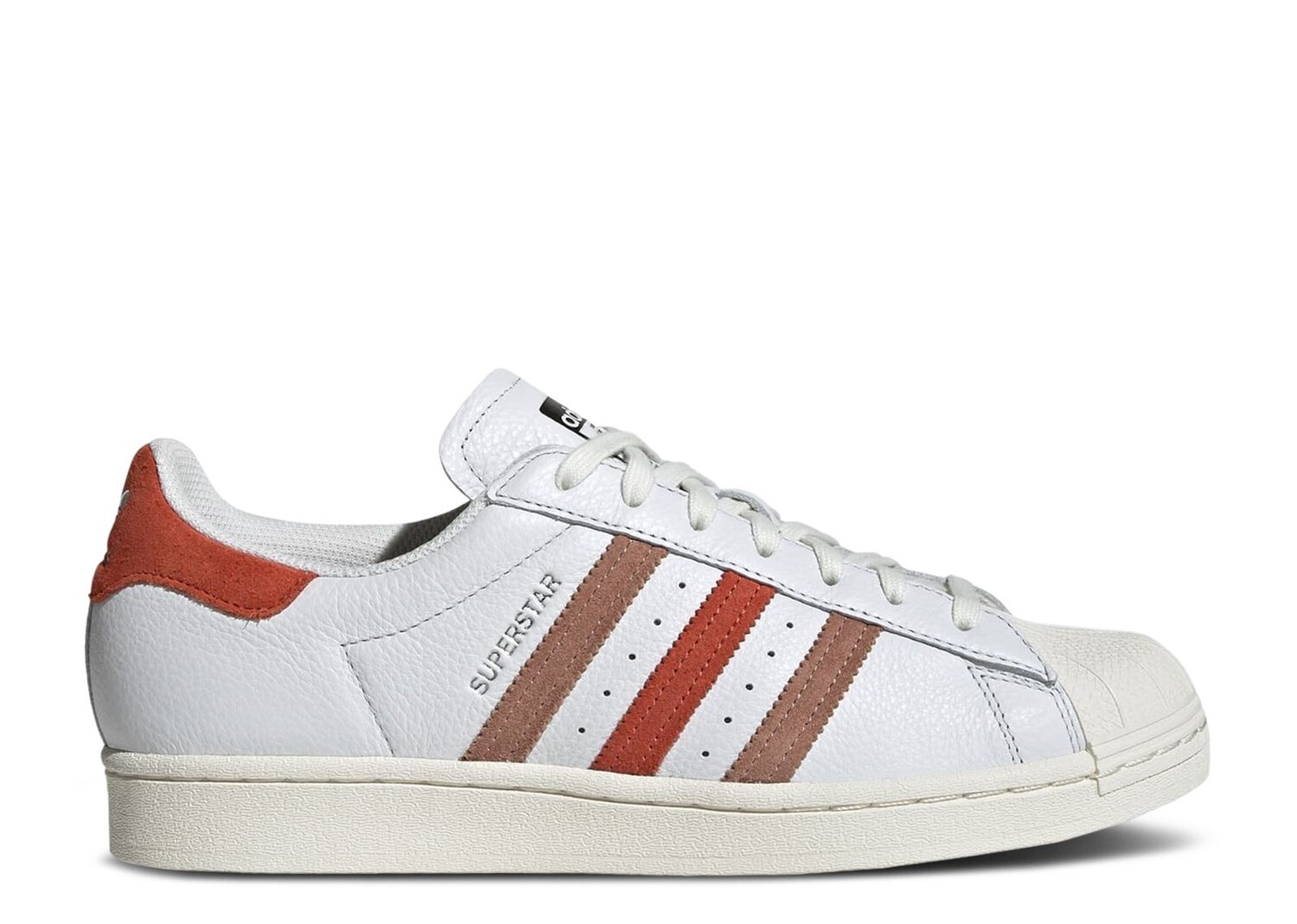 

Кроссовки adidas Superstar 'Crystal White Preloved Red', белый