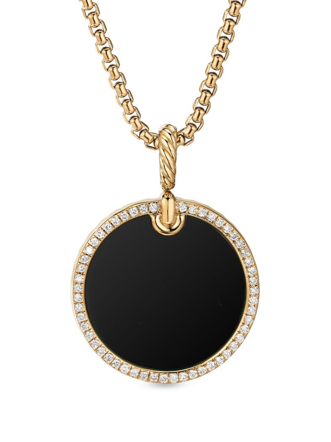 

Подвеска Elements из желтого золота с бриллиантами David Yurman, золотой