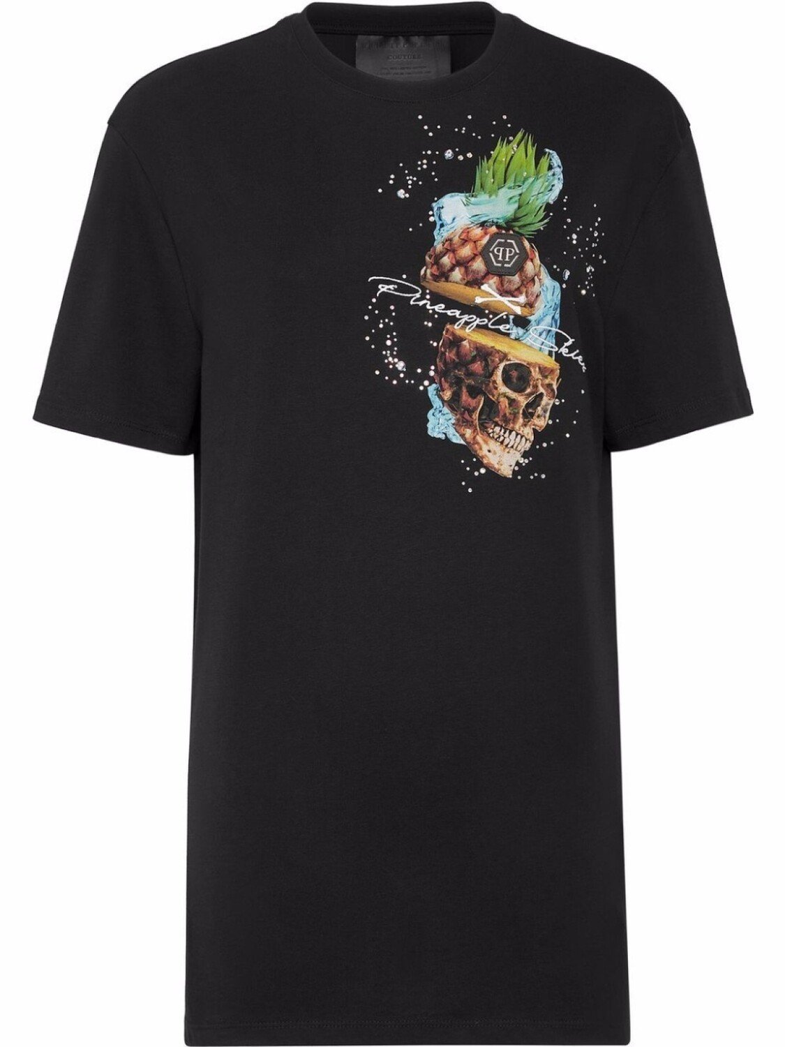 

Philipp Plein футболка Pineapple Skies, черный