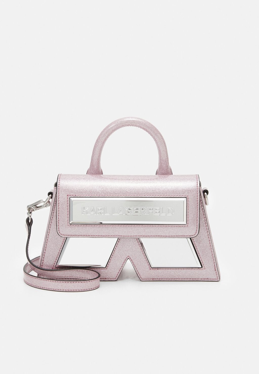 

Сумочка KARL LAGERFELD ICON GLITTER, цвет light pink