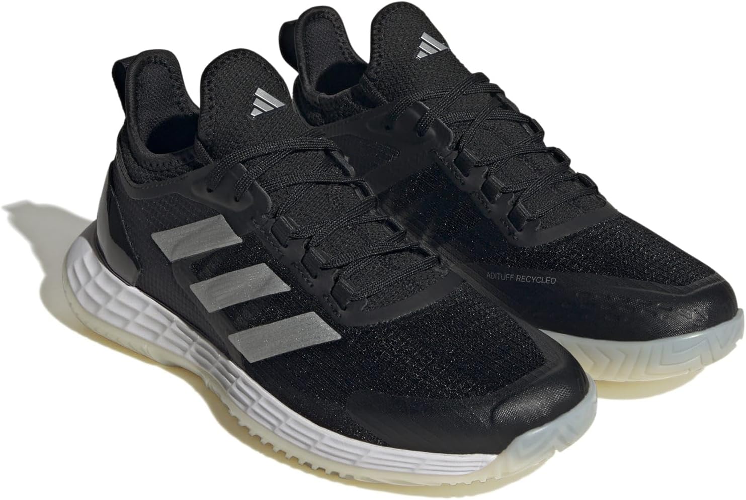 цена Кроссовки Adizero Ubersonic 4.1 adidas, цвет Core Black/Silver Metallic/Footwear White 1