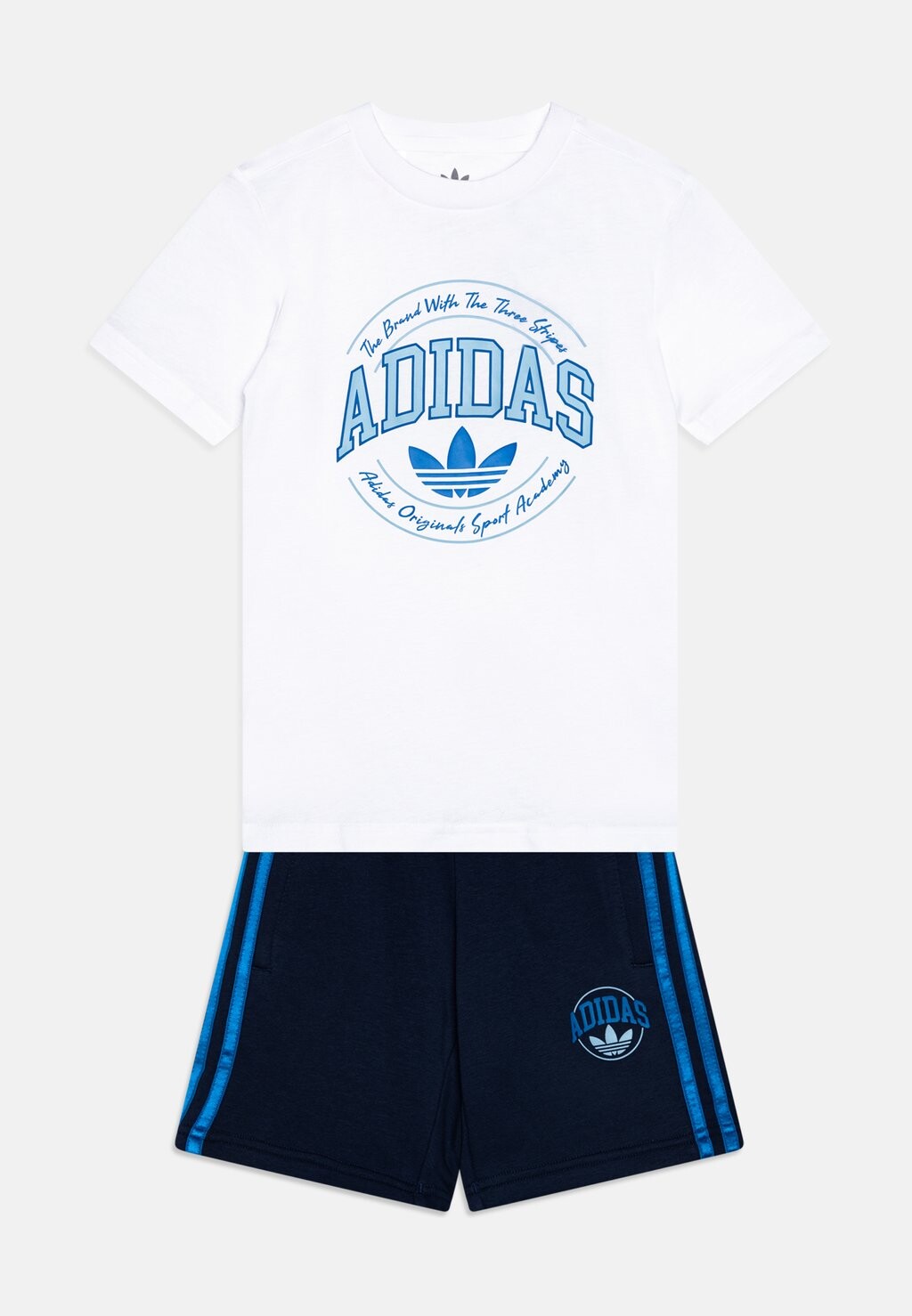 

Брюки для бега TEE KIDS UNISEX SET adidas Originals, цвет white/night indigo
