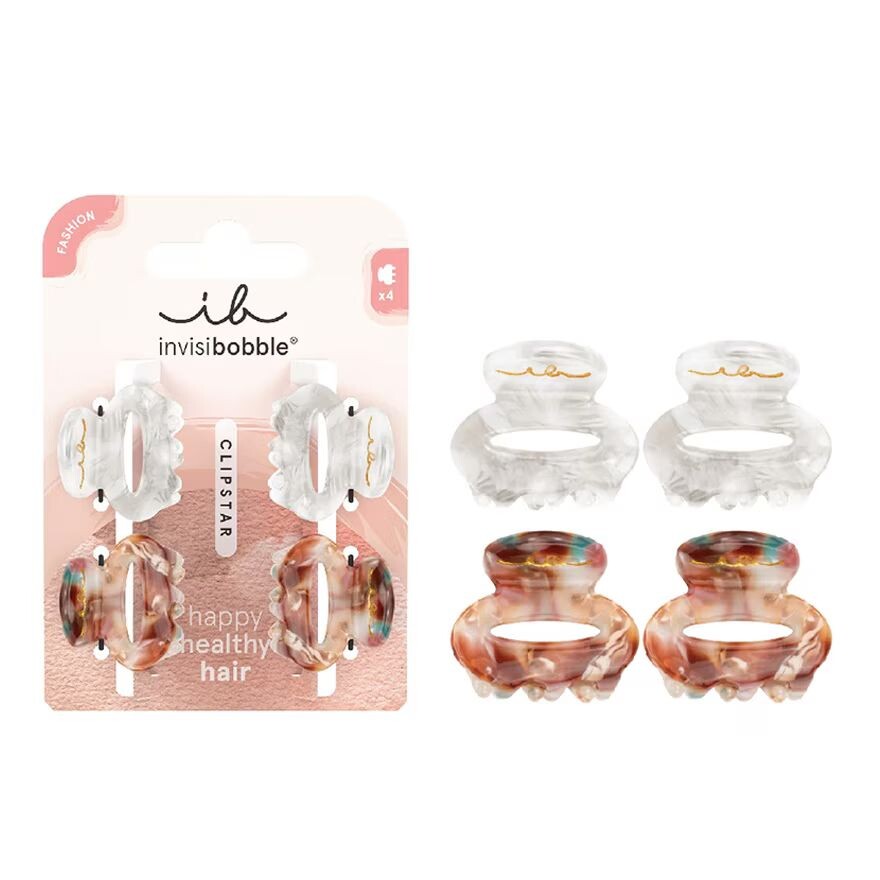 

Invisibobble Заколки для волос Clipstar Petit Bijoux 4шт, Petit bijoux