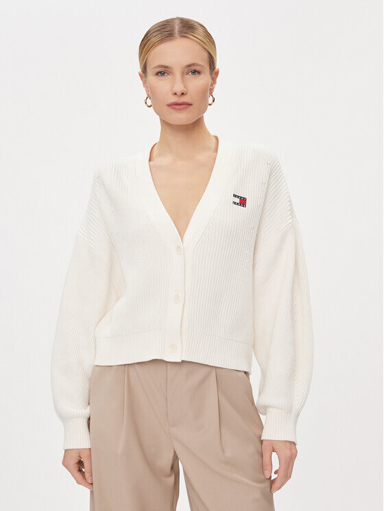 

Кардиган свободного кроя Tommy Jeans, белый