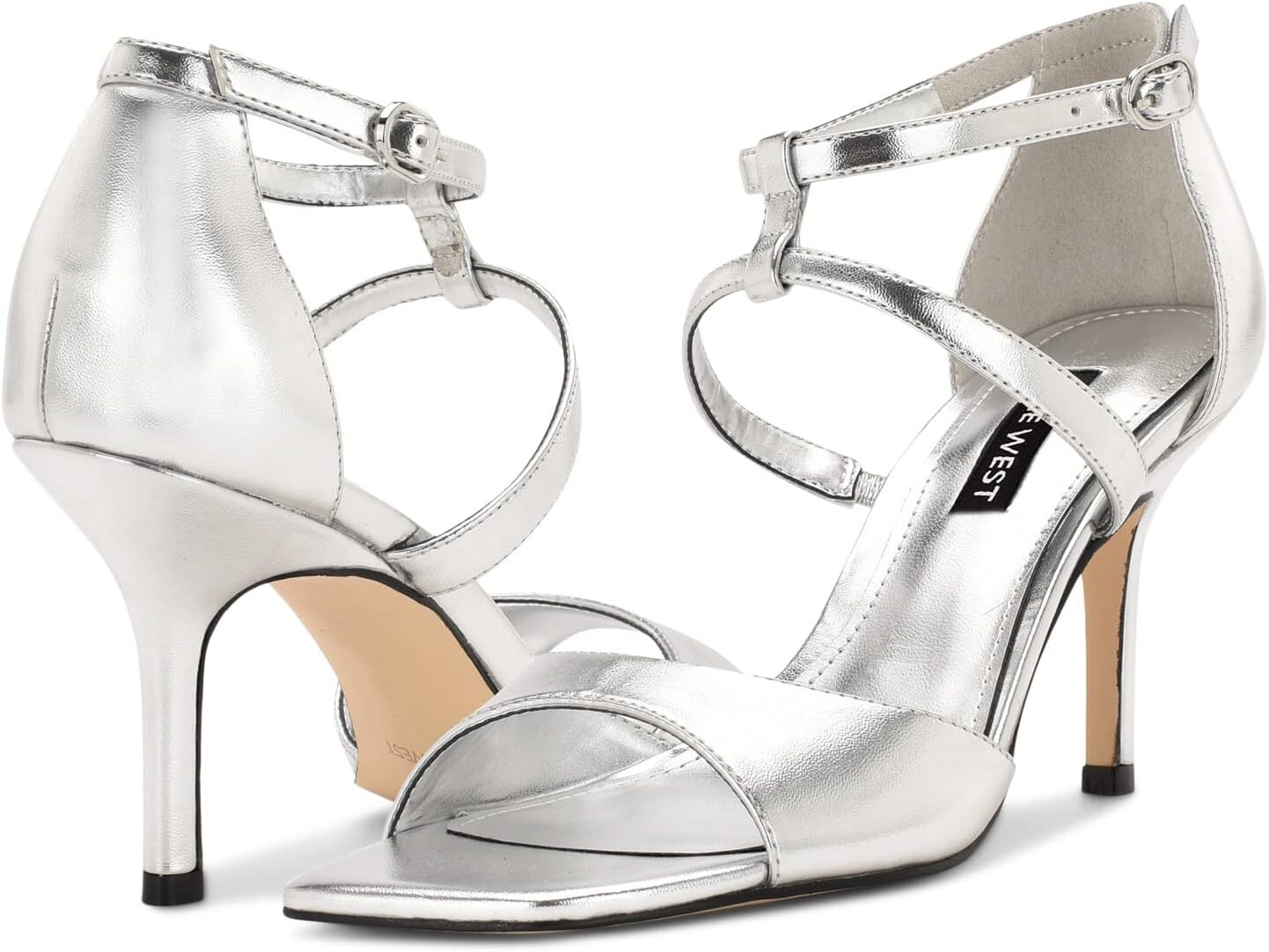 

Босоножки Sighs 3 Nine West, цвет Silver