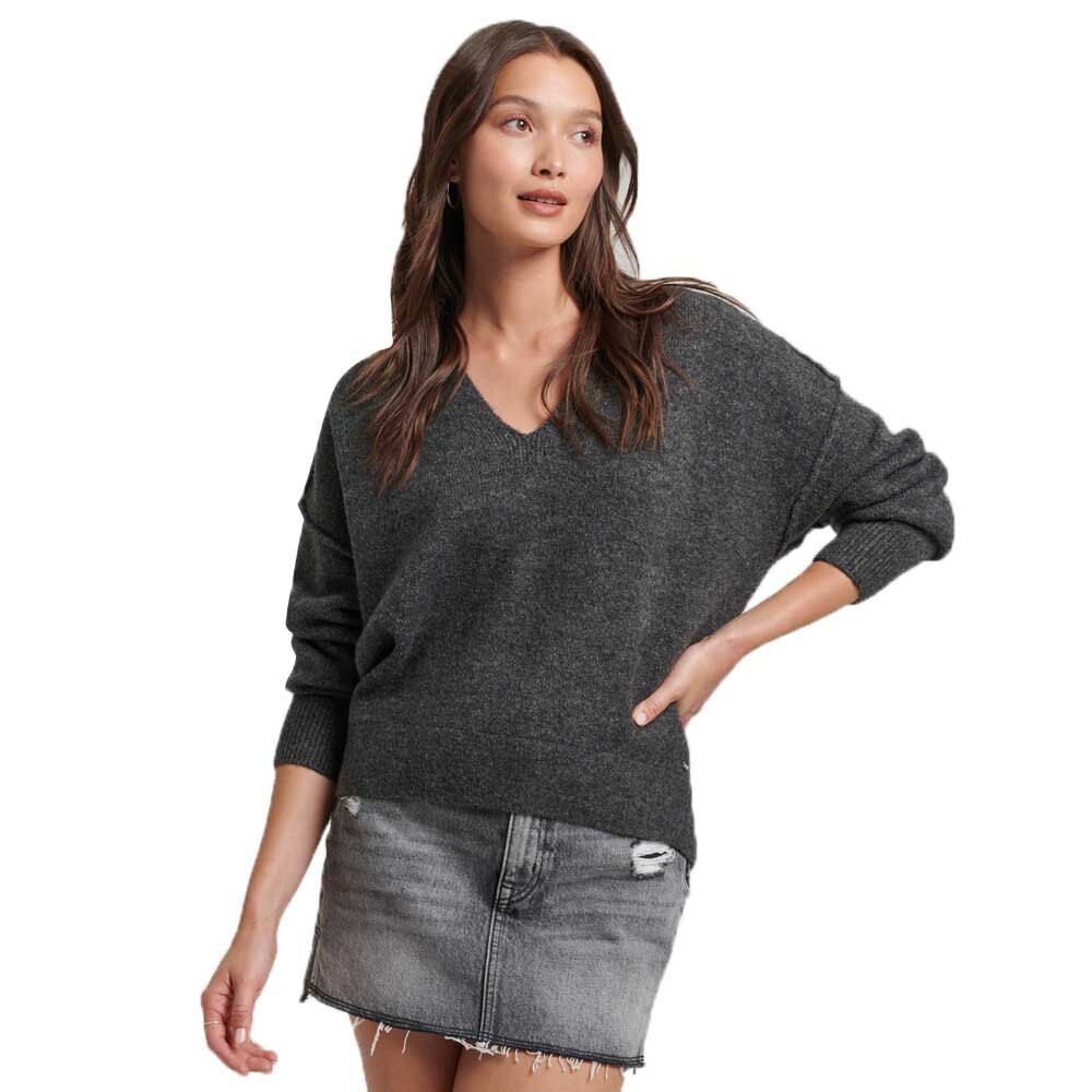 

Свитер Superdry Studios Slouch Vee, серый