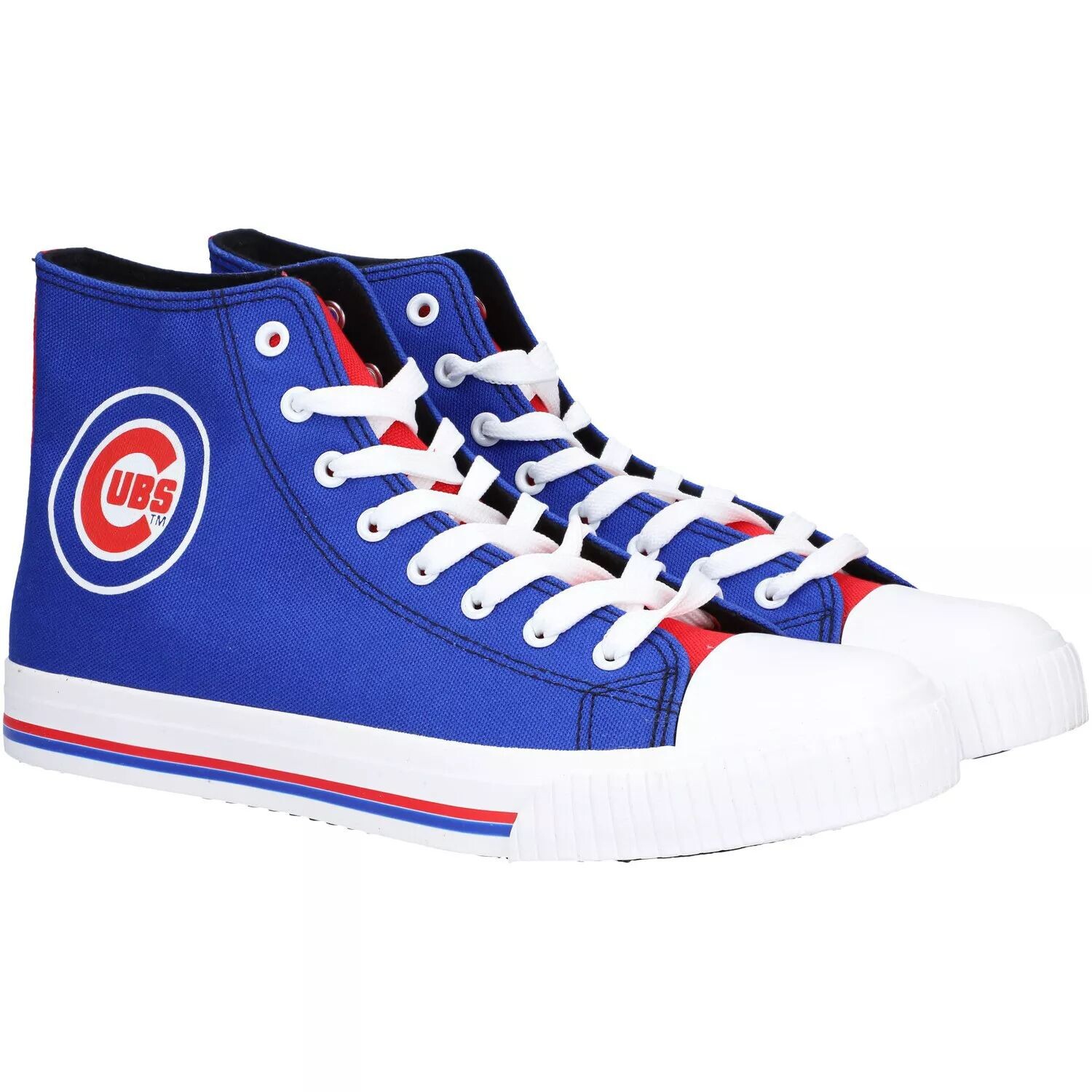 

Мужские высокие парусиновые кроссовки FOCO Chicago Cubs