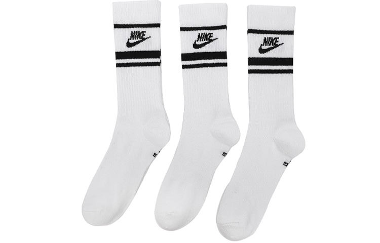Мужские носки Nike до середины икры женские носки спортивные носки до середины икры универсальные повседневные носки с искусственным ворсом в студенческом стиле