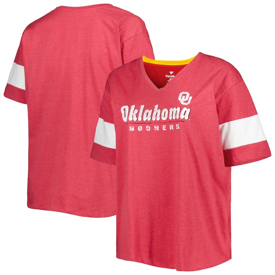 

Футболка с коротким рукавом Profile Oklahoma Sooners, малиновый