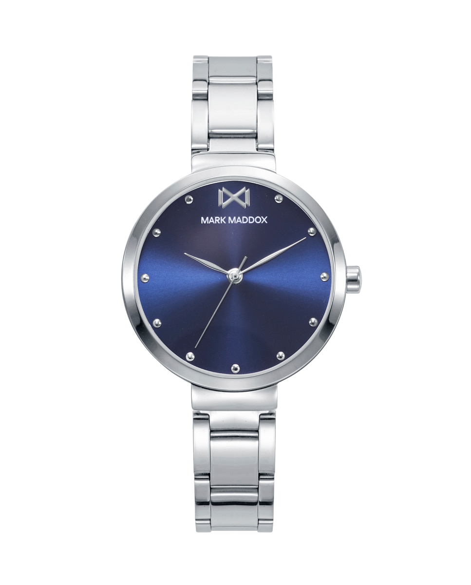 цена Женские стальные часы Alfama с синим циферблатом Mark Maddox, синий
