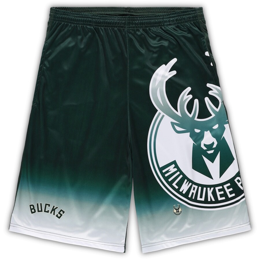 

Шорты Fanatics Branded Milwaukee Bucks, зеленый
