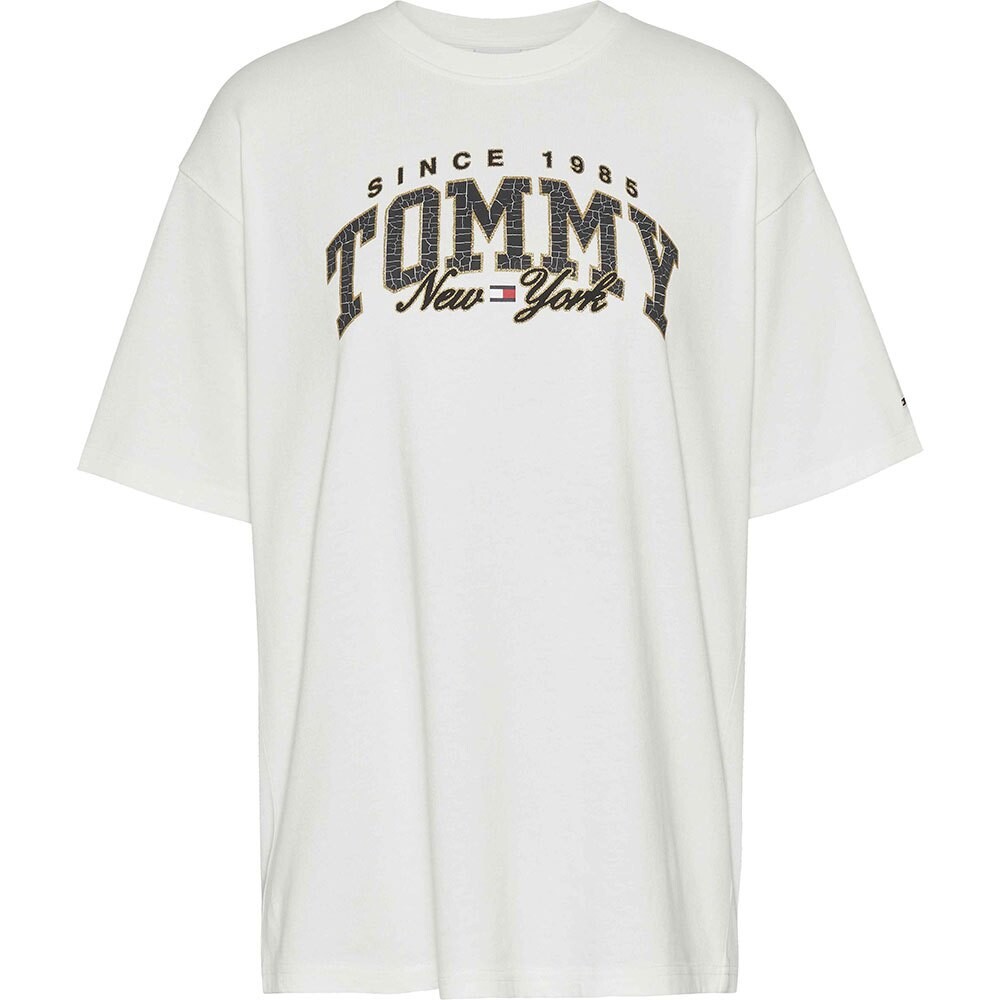 

Футболка с коротким рукавом Tommy Jeans Ovr Lux Varsity, белый