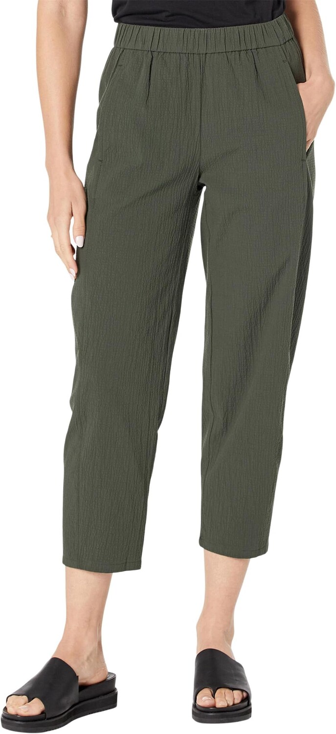

Миниатюрные брюки-фонарики до щиколотки Eileen Fisher, цвет Seaweed