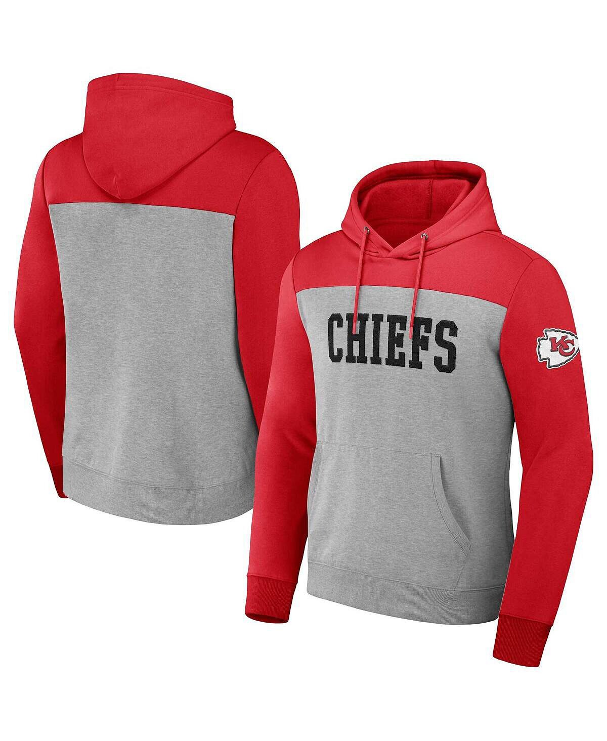 

Мужская коллекция NFL x Darius Rucker от Heather Grey Kansas City Chiefs с капюшоном и пуловером с цветными блоками Fanatics