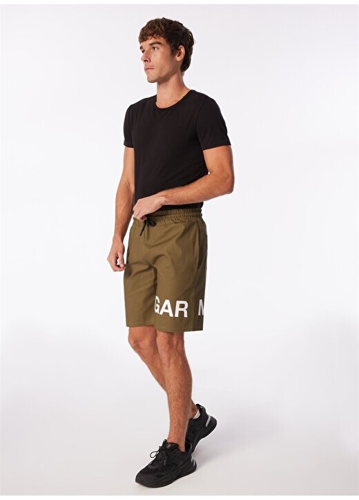 

Мужские спортивные шорты нормального цвета хаки KBHX S210 GARMENTS_GARMENTS LOOSE F Ko Samui, хаки