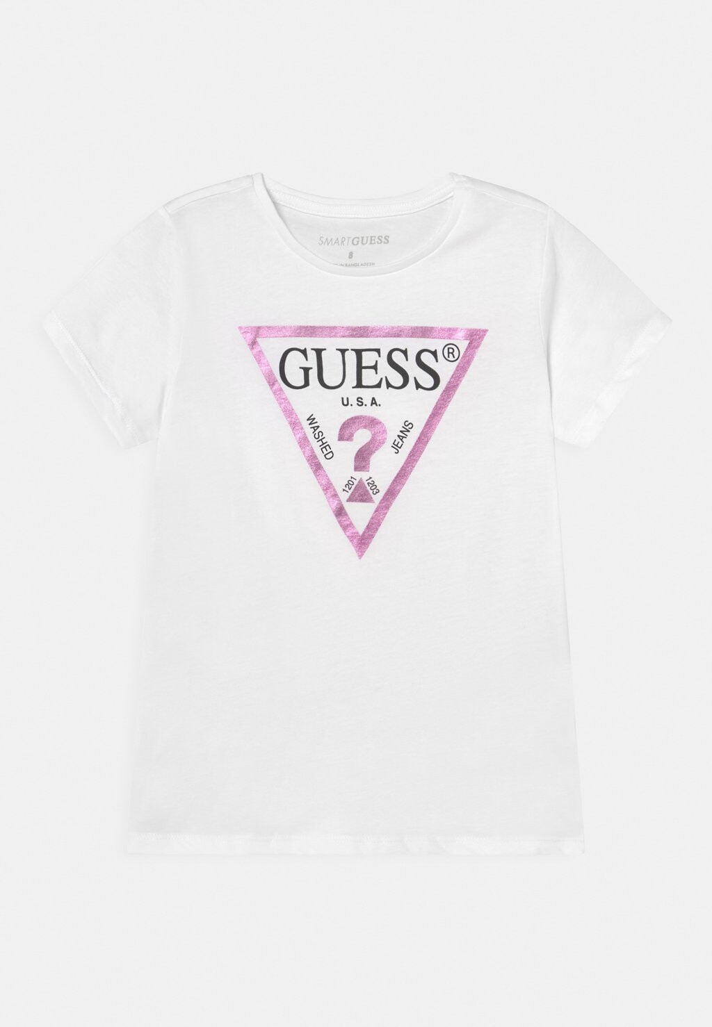 

Футболка с принтом Junior Core Guess, цвет true white