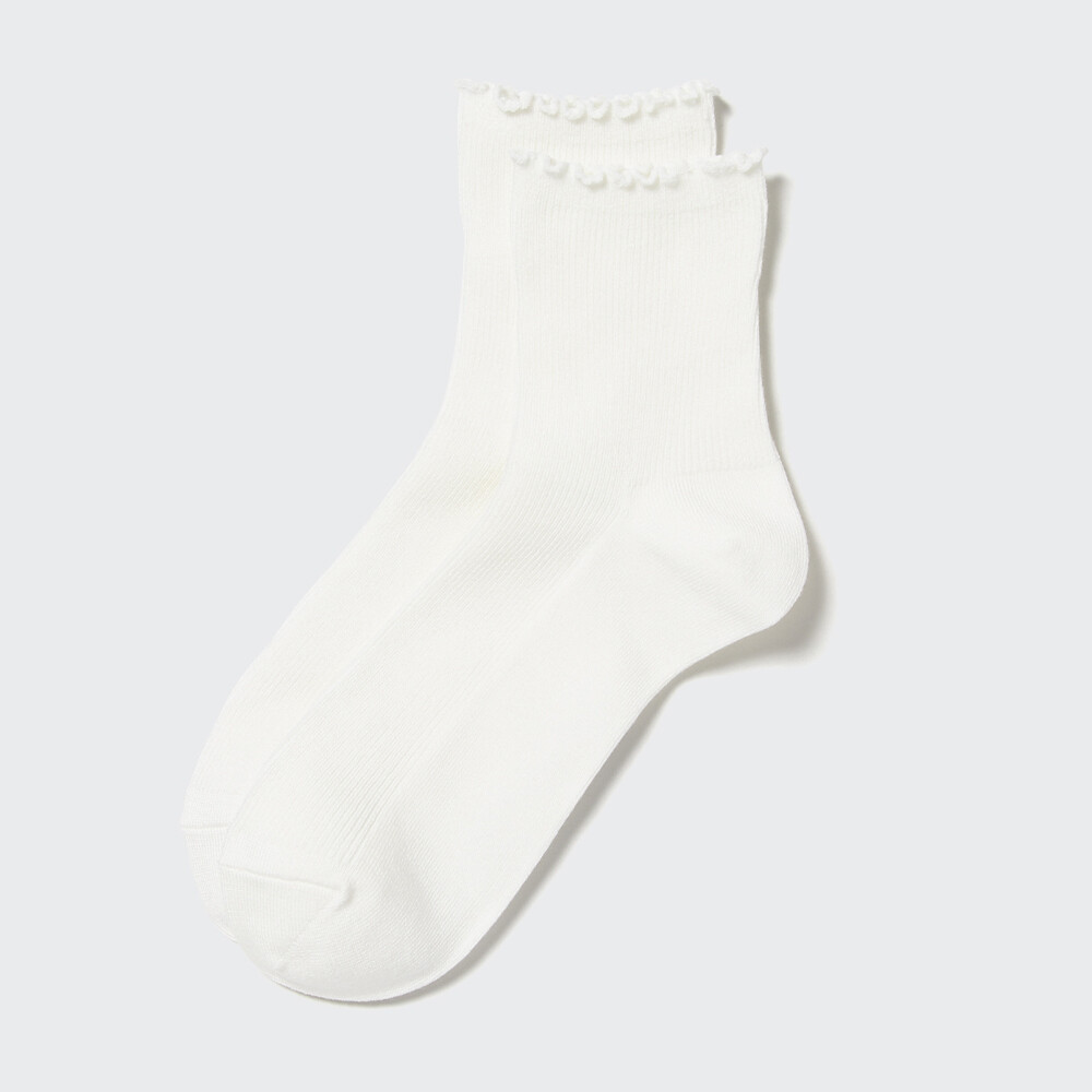 

Женские носки Uniqlo HEATTECH кружевные, белый