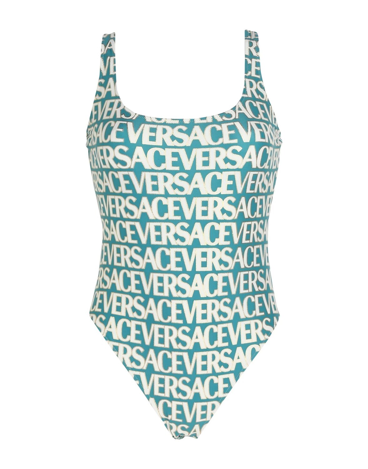 

Цельный купальник Versace, бирюзовый