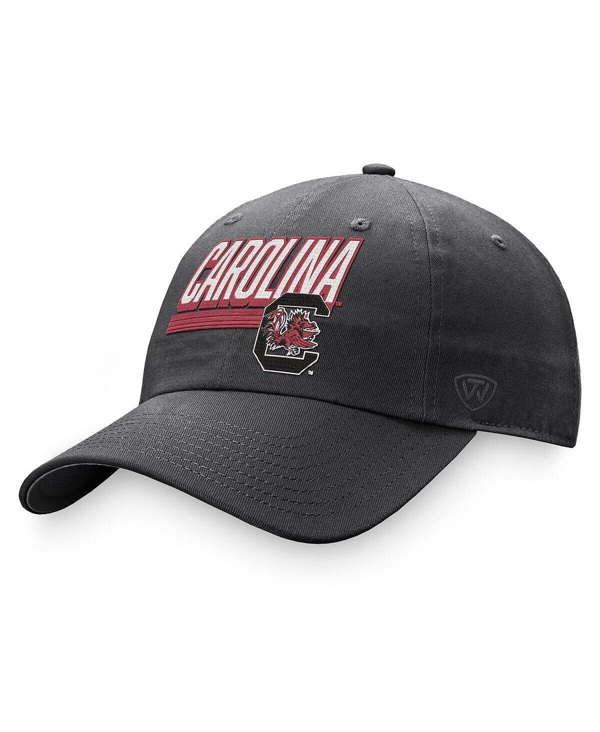 

Мужская угольная регулируемая шляпа South Carolina Gamecocks Slice Top of the World