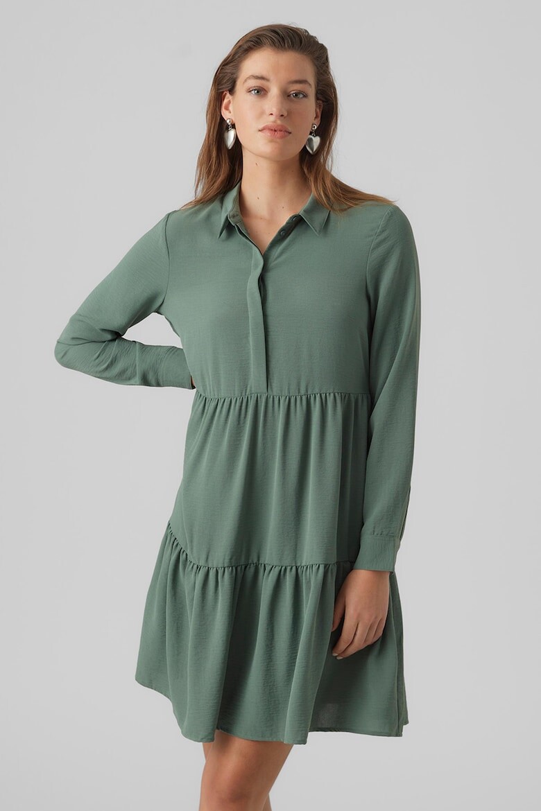 

Платье Minge с острым воротником Vero Moda, зеленый